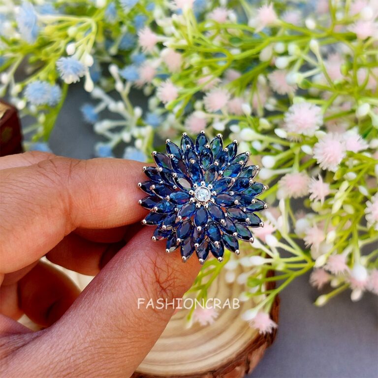 Alice Cocktail Ring - Blue