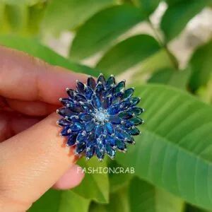 Alice Cocktail Ring - Blue