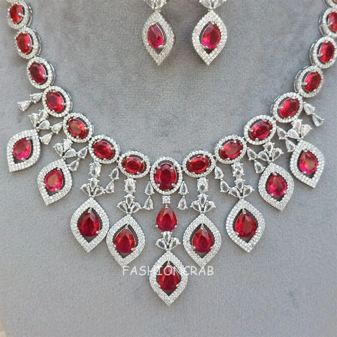 Anna AD Jewellery Set - Pink