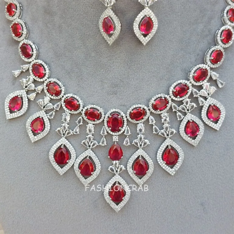 Anna AD Jewellery Set - Pink
