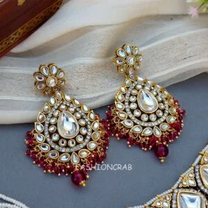 Archie Necklace and Earring Set - Pink