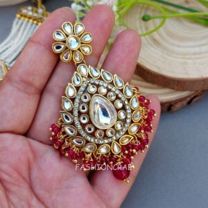 Archie Necklace and Earring Set - Pink