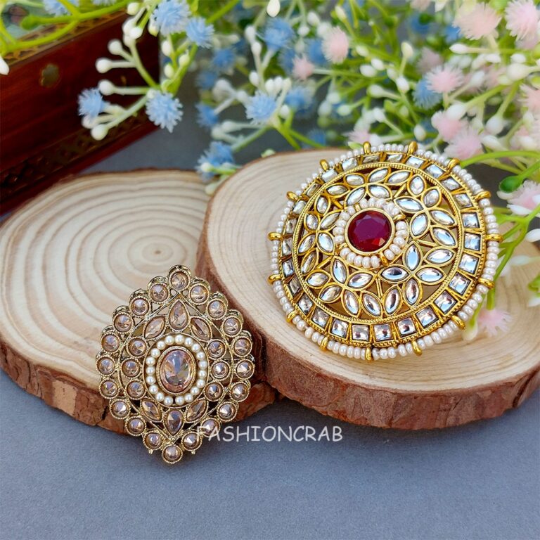Avni - Set of 2 Statement Rings