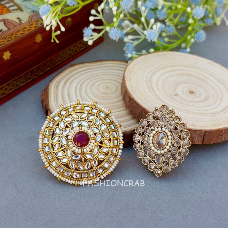 Avni - Set of 2 Statement Rings