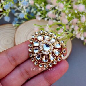 Divya - Set of 2 Kundan Rings