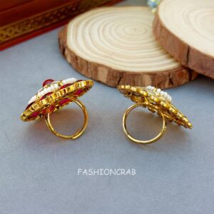 Divya - Set of 2 Kundan Rings
