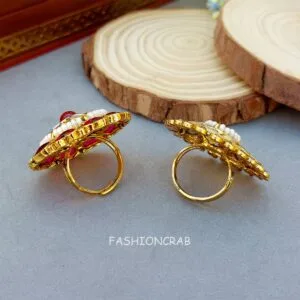 Divya - Set of 2 Kundan Rings