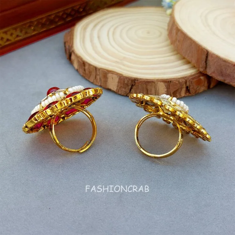 Divya - Set of 2 Kundan Rings