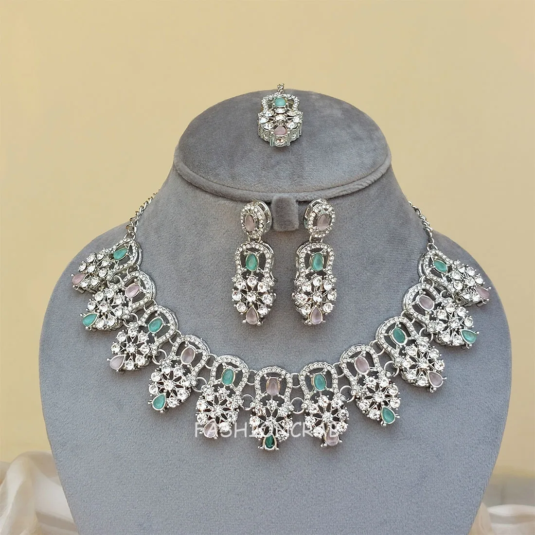 Enna AD Necklace Set