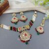 Farzana Kundan Choker Necklace - Multicolor Farzana Kundan Choker Necklace - Multicolor