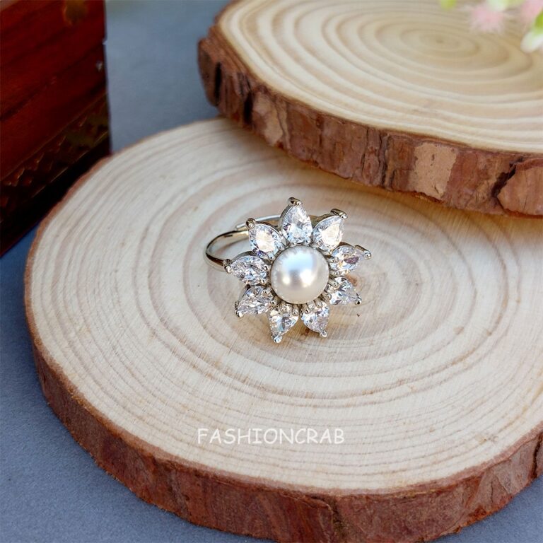 Hazel AD Pearl Ring