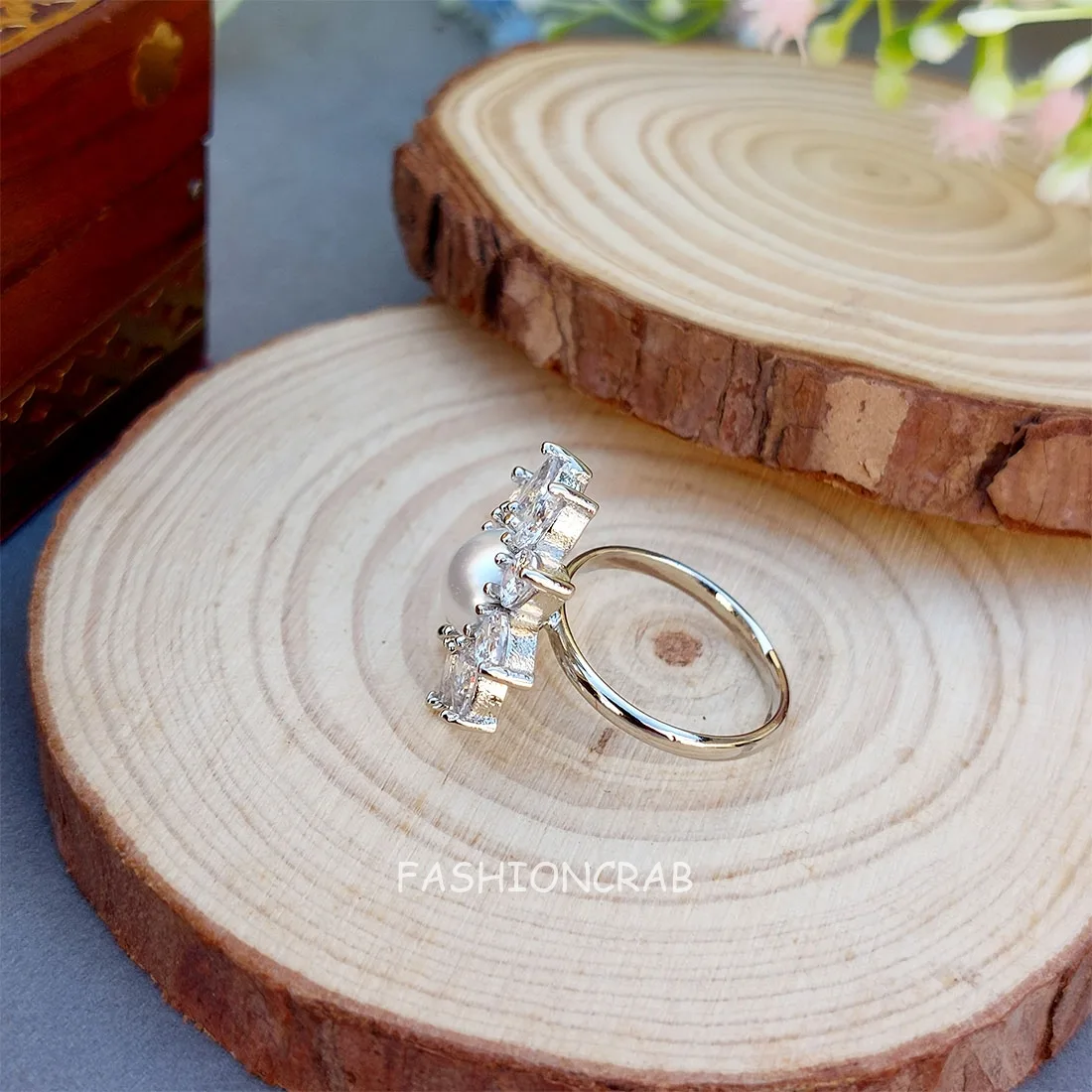 Hazel AD Pearl Ring