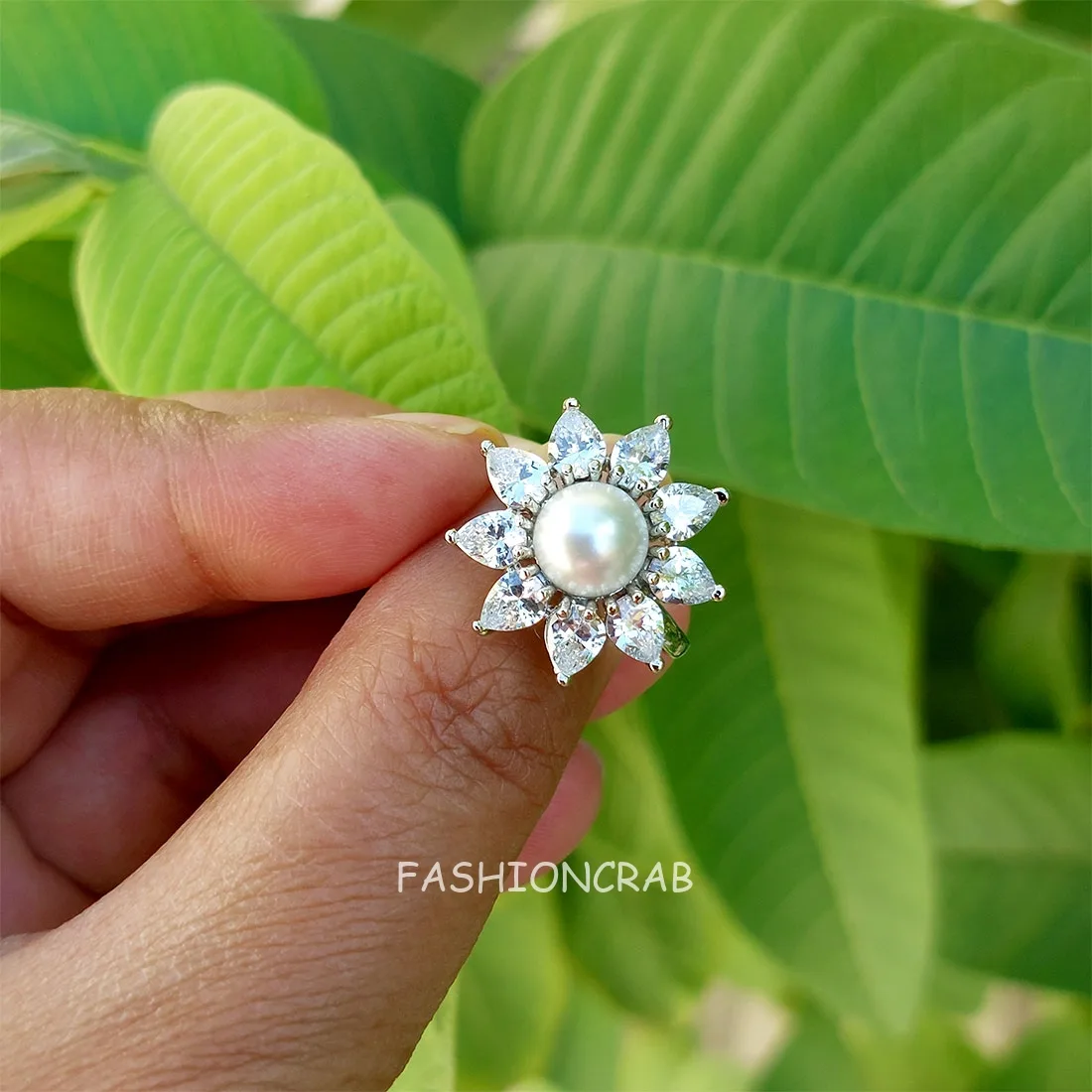 Hazel AD Pearl Ring