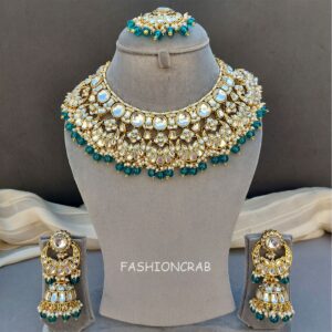 Manasvini Bridal Set - Peacock Blue