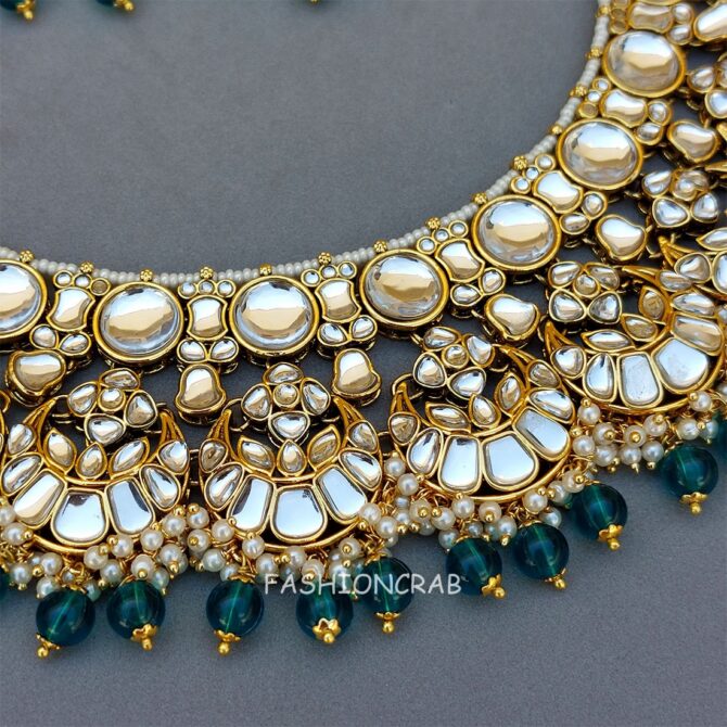 Manasvini Bridal Set - Peacock Blue