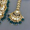 Manasvini Bridal Set - Peacock Blue-04 Manasvini Bridal Set - Peacock Blue