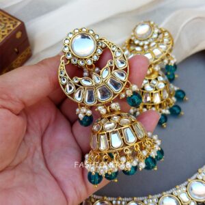 Manasvini Bridal Set - Peacock Blue