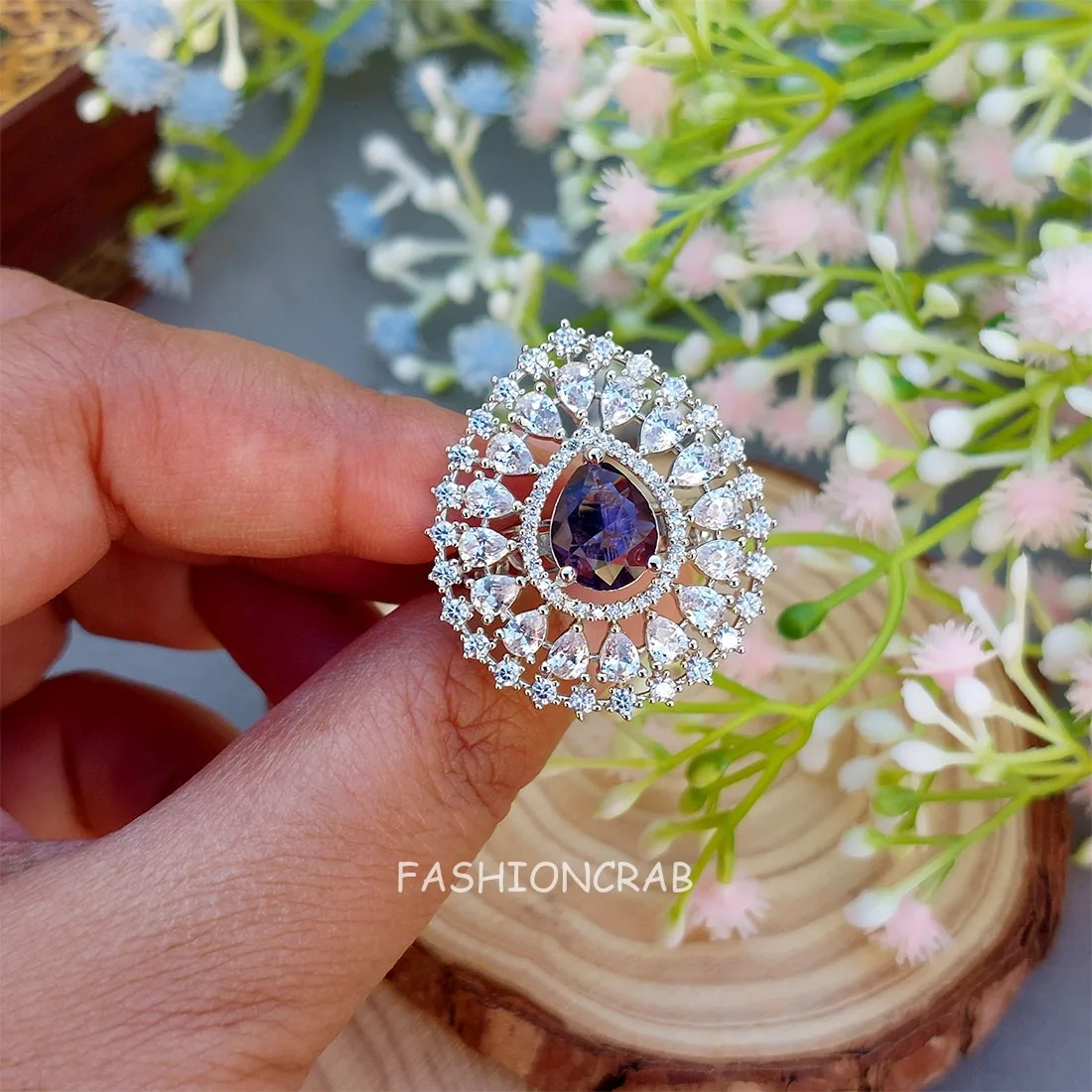 Maria AD Ring - Purple