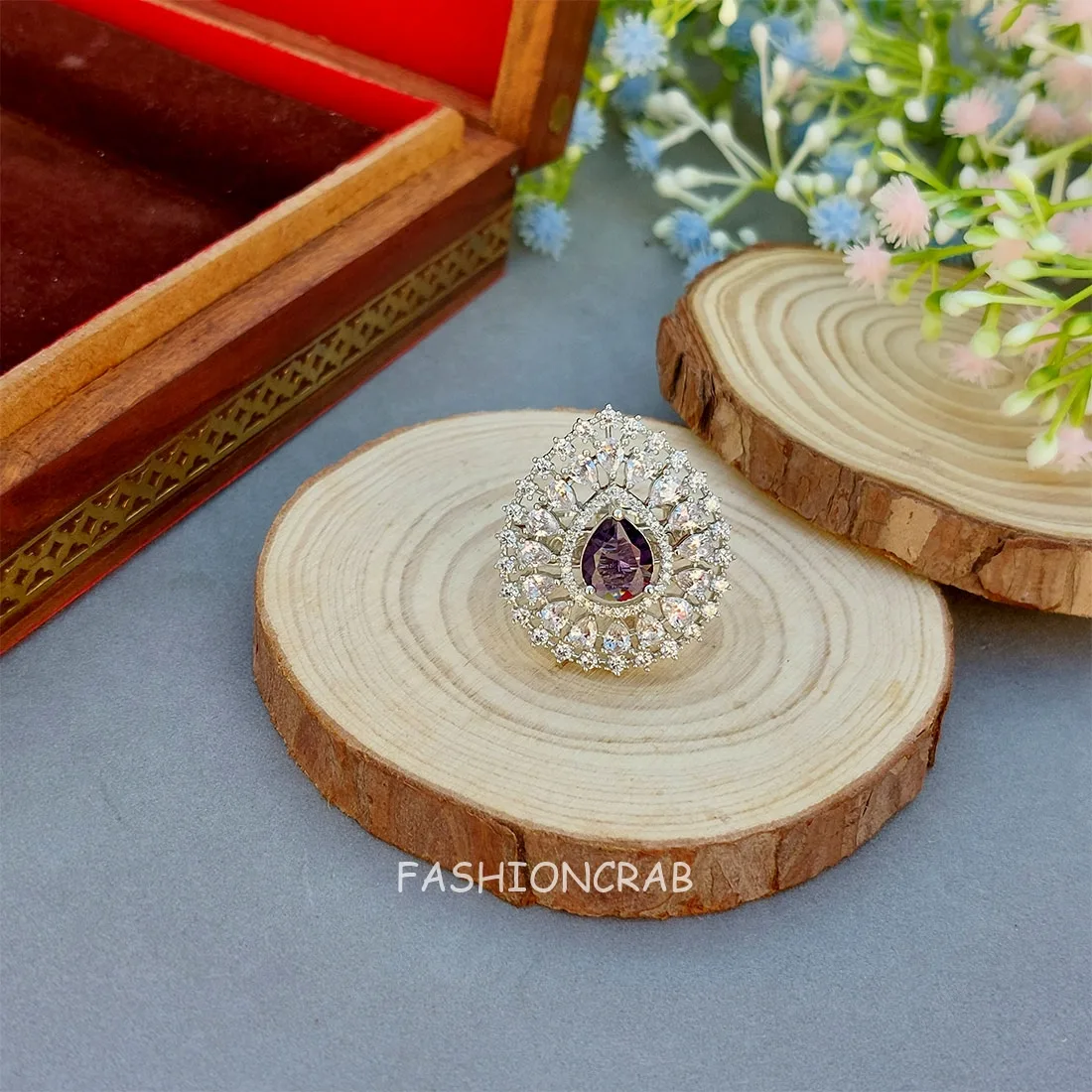 Maria AD Ring - Purple