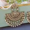 Meera Chandbali Earrings - White-01 Meera Chandbali Earrings - White