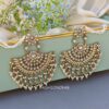 Meera Chandbali Earrings - White