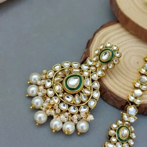 Nayra Pearl Earrings and Tikka Set