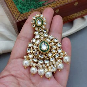 Nayra Pearl Earrings and Tikka Set