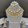Neesha Traditional Jewellery Set - White-01 Neesha Traditional Jewellery Set - White