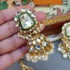 Neesha Traditional Jewellery Set - White-06 Neesha Traditional Jewellery Set - White