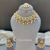 Nira Polki Set for Bride - Champagne