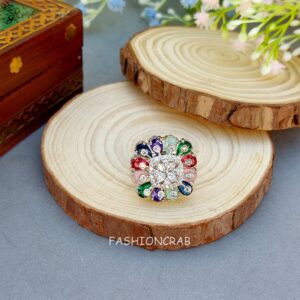 Nova Multicolor Zirconia Ring
