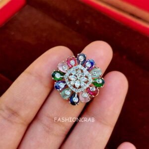 Nova Multicolor Zirconia Ring