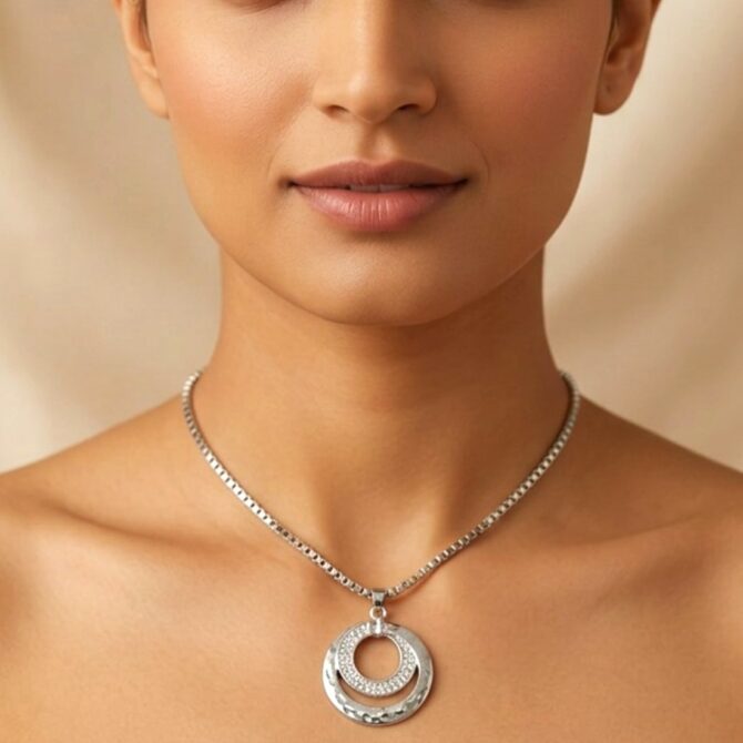 Pendant Chain Necklace-04 Pendant Chain Necklace