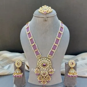 Rani Long Jewellery Set - Lavender