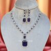 Rosy Purple AD Jewellery Set Rosy Purple AD Jewellery Set