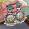 Sadabahar German Silver Earrings