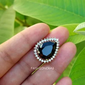 Sana Zirconia Ring - Black