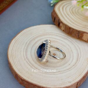 Sana Zirconia Ring - Blue