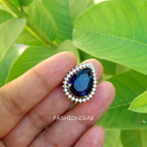 Sana Zirconia Ring - Blue