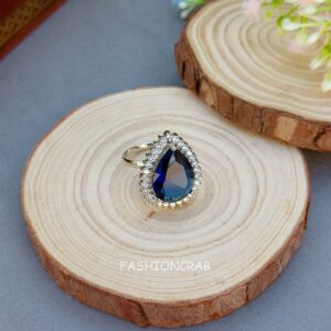Sana Zirconia Ring - Blue