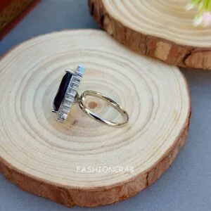 Sana Zirconia Ring - Purple