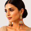 Zainab Kundan Jhumka - Multicolor