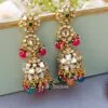 Zainab Kundan Jhumka - Multicolor