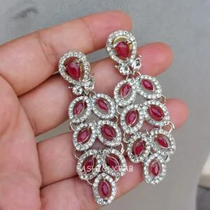 Zeenat AD Choker Set - Pink