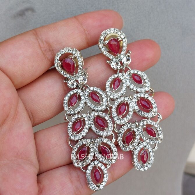 Zeenat AD Choker Set - Pink