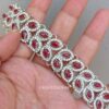 Zeenat AD Choker Set - Pink-04 Zeenat AD Choker Set - Pink