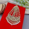 Ziya Kundan Jhumar Passa - White-01 Ziya Kundan Jhumar Passa - White