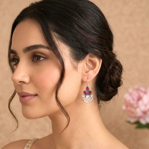 Amelia Oxidised Combo Earrings Set of 6