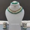 Katyayani Mirror Jewellery Set - Dark Green-03 Katyayani Mirror Jewellery Set - Dark Green
