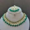 Katyayani Mirror Jewellery Set - Dark Green-04 Katyayani Mirror Jewellery Set - Dark Green